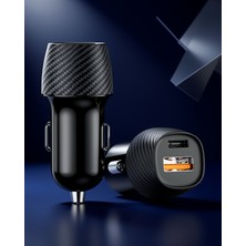 Astraltech 38W Çift Girişli Oto Şarj Cihazı Type-C