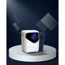 Astraltech Taşınabilir 1080P Hd Akıllı Projektör 64GB Dahili Hafıza 2gb Ram