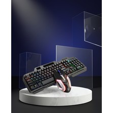 Astraltech Rgb Aydınlatmalı Mekanik Klavye Mouse Set PG8018