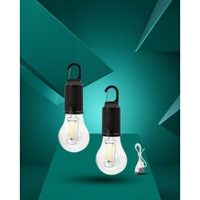 Astraltech Taşınabilir LED Kamp Lambası Şarjlı 1500MAH