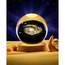 Astraltech Kristal Küre Samanyolu 3D Lazer Işleme