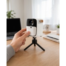 Astraltech Mini Projektör 1 Metre Mesafeden 50 Inç Görüntü Xuczprojeksiyonnnn-4-1