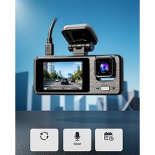 Astraltech 3 Kameralı Araç Dvr 1080P Ön + Hd Arka + Iç Kamera XUCZZZQ301KAMERA-3