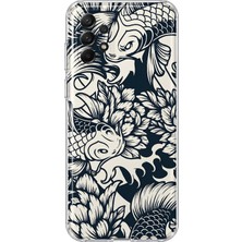 Mobilpad Samsung Galaxy A23 Uyumlu Balık Desenli Şeffaf Telefon Kılıfı