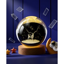 Astraltech Kristal Geyik Küre 15 cm