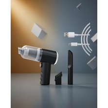 Astraltech Mini Vakumlu Araç Süpürgesi 4000MAH Şarjlı