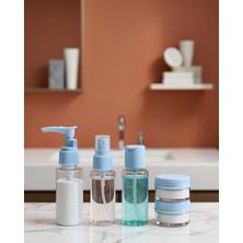 Astraltech Kompakt 5'li Seyahat Banyo Şişe Takımı Çantalı