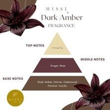 Mabelme Store 230 ml Kristal Cam Şişe Dark Amber Oda Kokusu