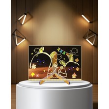 Astraltech LED Işıklı Yazılım Panosu Kullanım Kolaylığı 7 Renkli Kalem