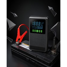 Astraltech 12.000 Mah Araç Akü Takviye Cihazı Kompresör Işıklı