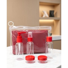 Astraltech Seyahat Şişesi Seti 5 Parça 30 ml Şeffaf Kozmetik Kabı