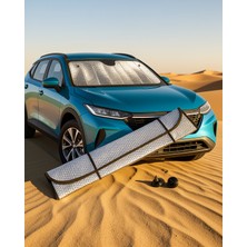 Astraltech Katlanabilir Ön Cam Güneşlik Isı Yansıtıcı Toyota Corolla Fiat Egea Nissan