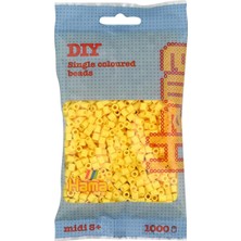 Boncuklu Çanta | Yakl. 1000 Midi Fuse Boncuk | Mozaik Dekorasyon Sanatı ve El Işi 5 Yaşından Büyük Çocuklar Için | Açık Sarı