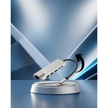 Astraltech USB Type-C 8 Içinde 1 Hub Dönüştürücü HDMI Micro Sd Uyumlu