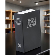 Astraltech Kitap Görünümlü Kilitli Mini Çelik Kasa 18,5 x 11,5 x 5,6 cm