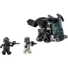 Mabelme Store Death Trooper ve Night Trooper Savaş Paketi 75412-6 Yaş ve Üzeri Kız ve Erkek Çocuklar Için 4 Minifigür Içeren Yaratıcı Oyuncak Yapım Seti, Doğum Günü