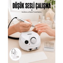 Astraltech Akrilik ve Jel Tırnaklar Için Profesyonel Tırnak Frezesi Yeni Nesil