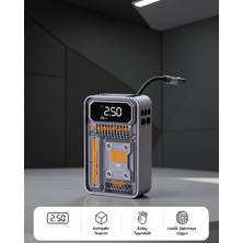 Astraltech 6000MAH Bataryalı LED Ekranlı Akıllı Hava Kompresörü