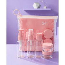 Astraltech 5 Parça Şeffaf Seyahat Kozmetik Şişe Seti 30 ml