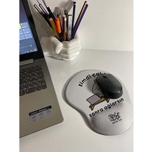 Mabelme Store Şimdi Çalış Sonra Ağlarsın Bilek Destekli Mouse Pad