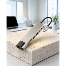 Astraltech 8-In-1 Seyahat Hub - Type-C ile 4K HDMI ve USB 3.0 Çevirici
