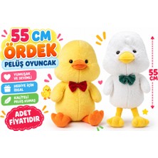 Zenviaa PL50237 55 cm Ördek Peluş Oyuncak (Adet Fiyatıdır) ZENVIAA365423