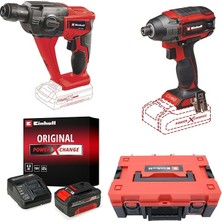 Tp-Cı 18/220 Li Bl + Te-Hd 18 Li Akülü Vidalama ve Pnömatik Matkap Seti (4,0 Ah Akü ve Şarj Cihazı, Çanta Dahildir)