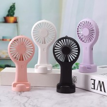 Mabelme Store Senon DD5002 Telefon Standlı 3 Kademeli Mini Vantilatör Portatif Soğutucu Fan El Fanı (Beyaz)