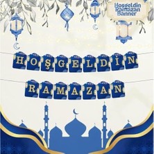 Mabelme Store "hoş Geldin Ramazan" Dekorlu Süsü, Ramazan Süsleri, Ramazan Tavan Süsü Ürünleri