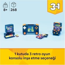 Mabelme Store 3’ü 1 Arada Retro Oyun Konsolu 31380 – 8 Yaş Üzeri Kız ve Erkek Çocuklar Için Bilgisayar Veya Atari Makinesine Dönüşebilen Yaratıcı Oyuncak Yapım Seti