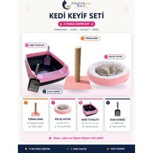 Chitto Shop Kedi Keyif Seti 5 Parça-Tırmalama-Yatak-Tuvalet-Kürek
