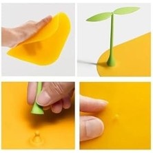 Mabelme Store Store Gider Kötü Koku Önleyici Palmiye Lavabo Gider Kapatıcı Banyo Küvet Süzgeç Kapatma Sarı Renk