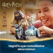 Mabelme Store Hagrid ve ’nin Motosiklet Yolculuğu 76443-9 Yaş ve Üzeri Çocuklar ve Yetişkinler Için Koleksiyonluk Yapım Seti, Doğum Günü Hediyesi (617 Parça)