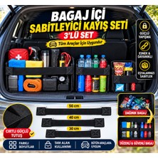 Eryatex Bagaj Toplayıcı Bagaj Düzenleyici Bagaj Organizeri Bagaj Lastiği Elastik Bagaj Sabitleyici 3 Lü Set