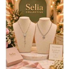 Selia Collective Ikili Çelik Kolye Seti