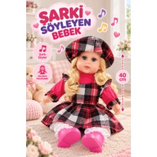 Farbu Oyuncak Güzel Yüzlü En İyi Arkadaşım 40 Cm Modaya Uygun Gerçekçi Detaylı Eğlenceli Oyuncak Elyaf Bebek