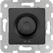 Mabelme Store Linnera Life Gece Siyahı Pro Dimmer Rl 20 500W Mekanizma ve Kapak