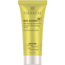 Mabelme Store Bio Aging Ton Eşitleyen Nemlendiricili Yaşlanma Karşıtı Yüksek Koruyuculu 50+ Spf cc Krem 50 ml
