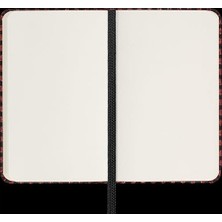 Mabelme Store Moleskine Limited Edition Holiday Shine Defter Hediye Kutulu, Sert Kapak, Xs (6.5CMX10.5 Cm),düz Metalik Kırmızı 160 Sayfa