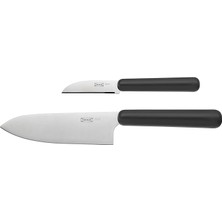 Fördubbla Bıçak Seti, 2 Parçalı, Gri