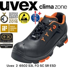 Uvex 6502 S3L Fo Sc Sr Iş Ayakkabısı