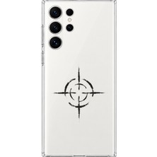 Mobilpad Samsung Galaxy S26 Ultra Uyumlu Crossair Desenli Şeffaf Telefon Kılıfı