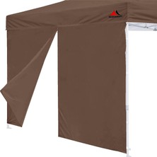 Kanopi Kapısı, 10X10 Kanopi Çerçevesi Için, Sadece 1 Paket Kanopi Kapısı, (Kahverengi)