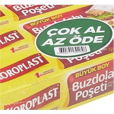 Mabelme Store 3'lü Çok Al Az Öde Ekonomik Paket Büyük Boy 60'lı Buzdolabı Poşeti, Sızdırmaz & Bpa Içermez Gıda Saklama Torbası, Et, Tavuk, Balık, Sebze, M