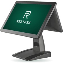 Posa Restora Çift Ekranlı 15,6 İnç Dokunmatik POS Bilgisayar Intel Core i5 8 GB RAM