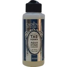 Taş Vernik, 120ML, Renksiz, Su Bazlı, Yüksek Parlak