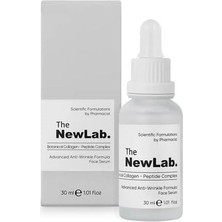 Mabelme Store The Newlab. Yağlı Ciltler Için Akne Karşıtı, Sıkılaştırıcı & Yaşlanma Karşıtı Peptit Complex ve Bitkisel Kolajen Serumu 30 ml