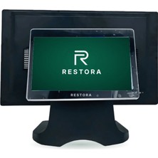 Posa Restora Çift Ekranlı 18,5 İnç Dokunmatik POS Bilgisayar Intel Core i7 8 GB RAM