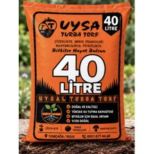 Uysal 40 Litre Turba Torf – Doğal Çiçek ve Sebze Toprağı – Yüksek Su Tutma Kapasiteli Torf