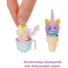 Mabelme Store Dondurma Dükkanı Oyun Seti Dondurma Dükkanı Oyun Seti, 30 cm Sarışın Bebek, Dondurma Yapabilme Özelliği ve Gerçeğe Uygun Oyun Aksesuarları HCN46